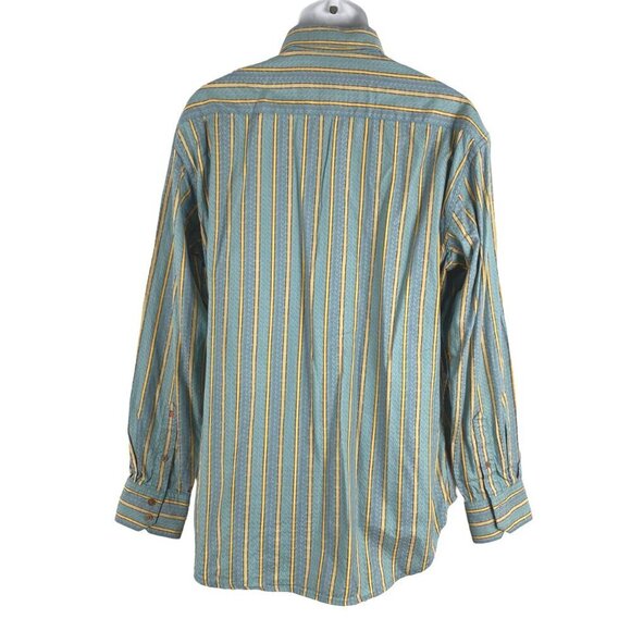 Robert‎ Graham Shirt Mens XL Button Front Striped Multicolored Cotton TP-2730 - Picture 4 of 10